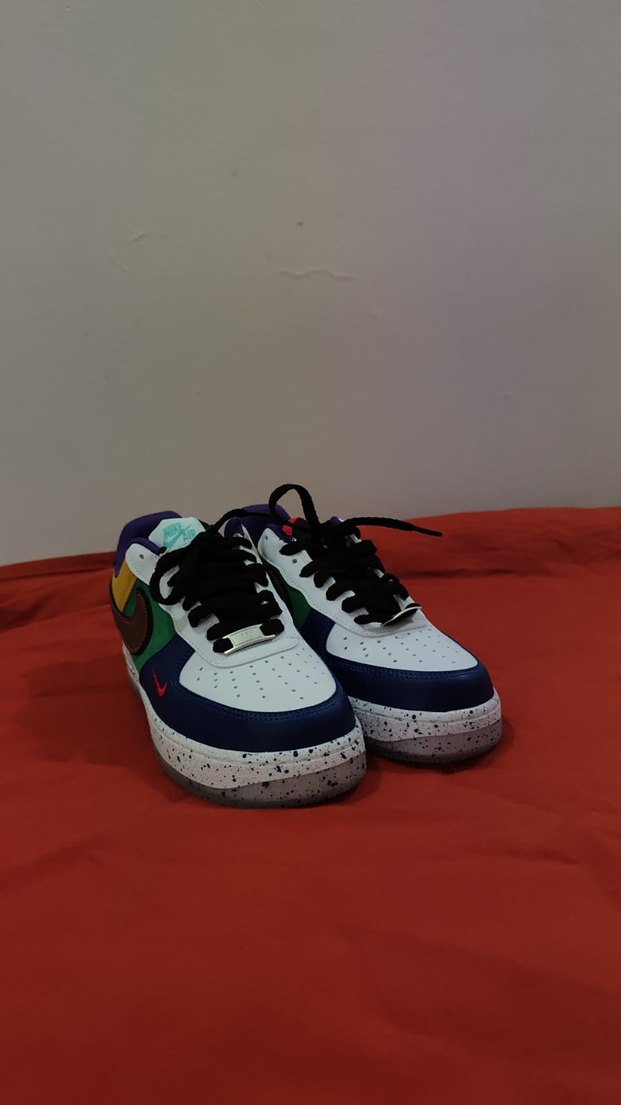 Renkli Bağcıklı Kadın Spor Ayakkabı - Görsel 3