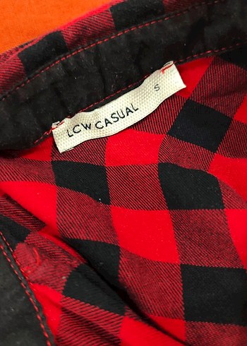 Kadın Kırmızı Ekose Gömlek Uzun Kollu - Görsel 2