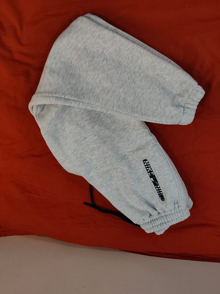 Gri Rahat Kesim Kadın Eşofman Altı - Görsel 3