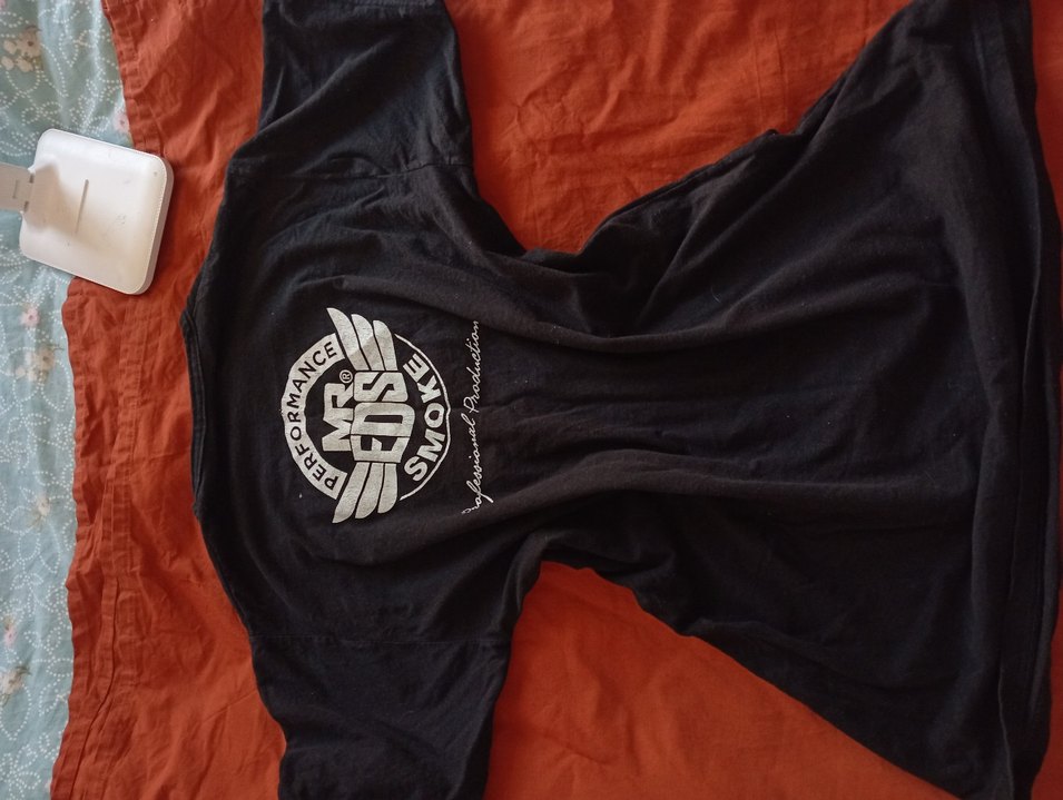 Siyah Erkek Tişört Siyah Baskılı - Görsel 2