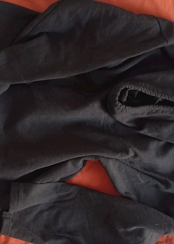 Kadın Siyah Kapüşonlu Oversize Sweatshirt - Görsel 2