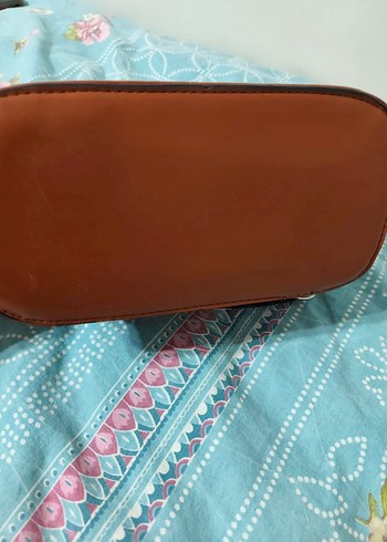 Kahverengi Deri Tokalı Kadın Çanta - Görsel 4