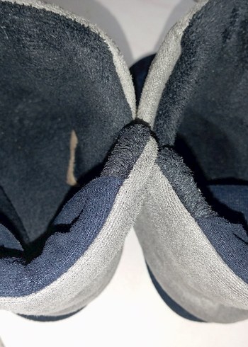 Erkek Çocuk Gri Sokak Stili Sıcak Terlik - Görsel 2