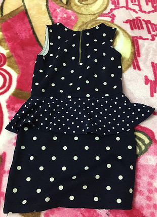 H&M lacivert elbise