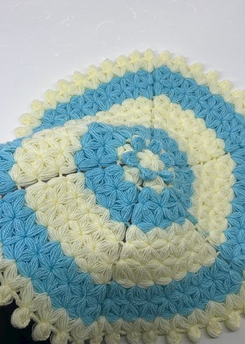 Renkli Nakışlı Örgü banyo lifi - Görsel 2