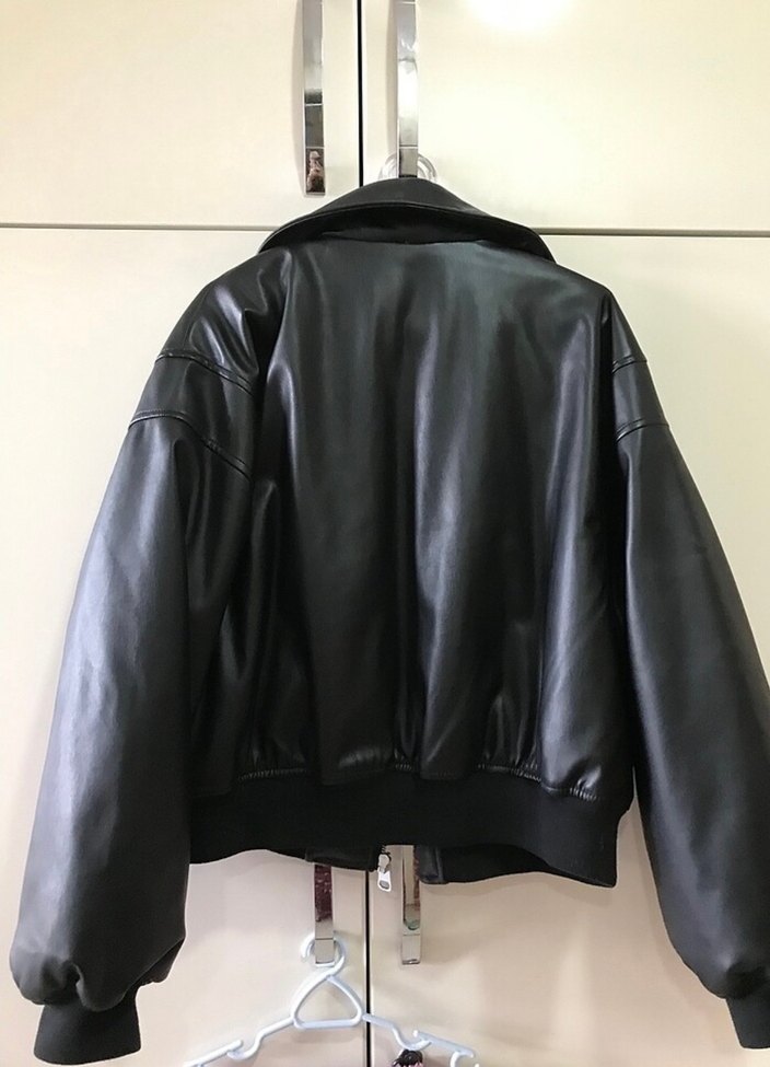 kadın pull bear deri ceket - Görsel 2