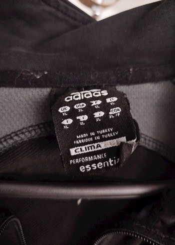 Adidas Kadın Siyah Fermuarlı Yüksek Yakalı Spor Mont