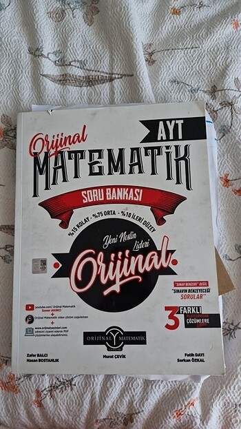 Orijinal ayt matematik soru bankası