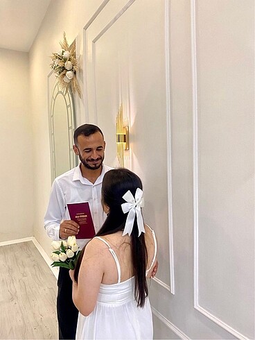m Beden beyaz Renk Elbise