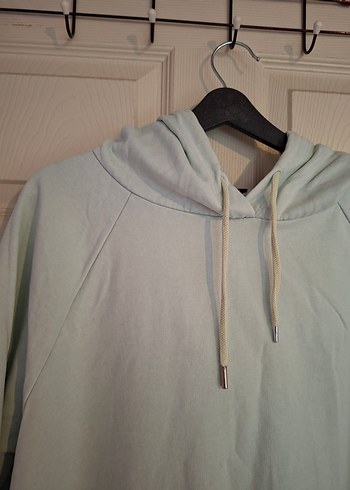 Diğer Gri Kapüşonlu Kadın Sweatshirt