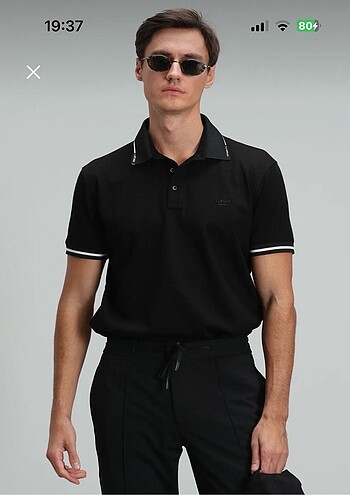 s/m Beden Siyah Polo yaka t-shirt