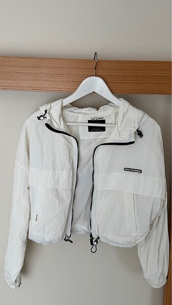 Bershka Bershka Kapüşonlu Bomber Ceket