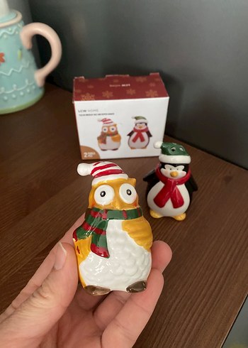 LCW Home  Baykuş ve Penguen tuzluk - Görsel 4