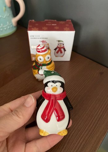 LCW Home  Baykuş ve Penguen tuzluk - Görsel 3