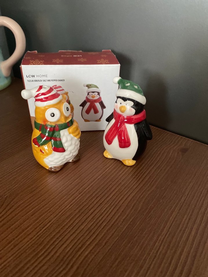 LCW Home  Baykuş ve Penguen tuzluk - Görsel 2