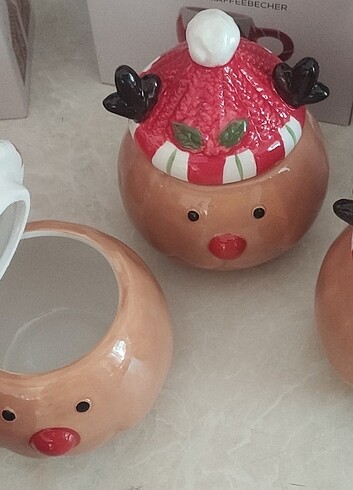 Karaca Home Karaca yılbaşı kavanoz 3 lü 450 ml