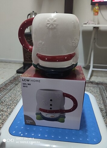 Beden çeşitli Renk Yılbaşı temalı kardanadam kupa