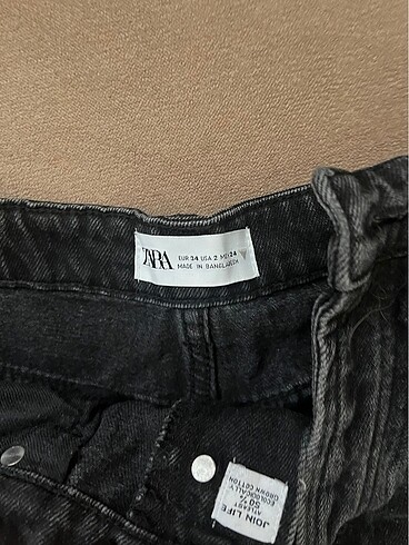 xs Beden Zara kot şort