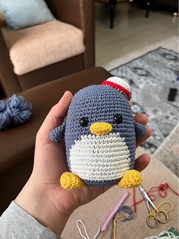  Beden Amigurumi penguen