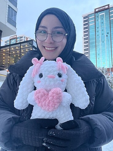 Diğer Kalpli tavşan amigurumi