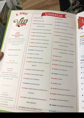 6.sinif vip yayınları - Görsel 2
