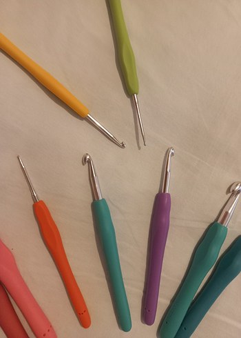 Bej Fermuarlı Amigurumi tığ kqnca seti - Görsel 4