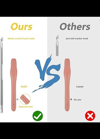 Tığ kanca seti 54 parça - Görsel 3