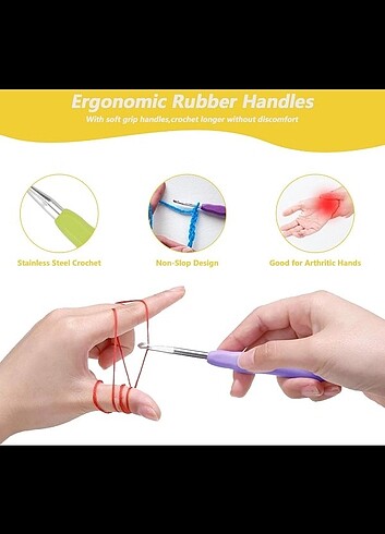 Tığ kanca seti 54 parça - Görsel 6