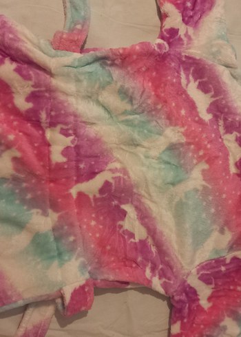 Çocuklar için Unicorn Desenli Renkli Battaniye - Görsel 7