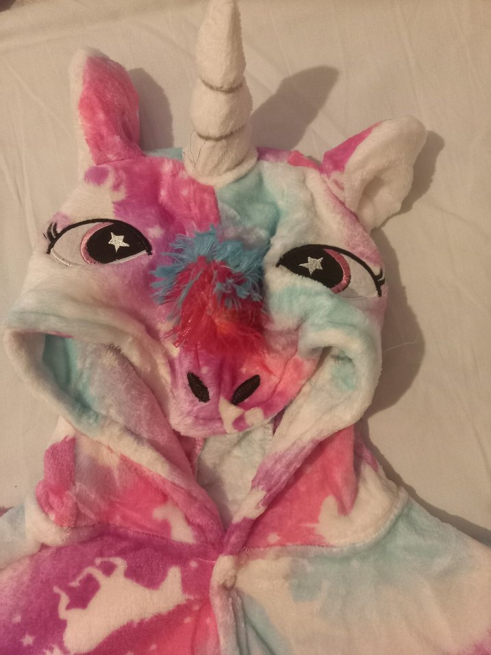 Çocuklar için Unicorn Desenli Renkli Battaniye - Görsel 5