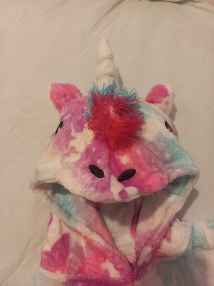 Çocuklar için Unicorn Desenli Renkli Battaniye - Görsel 2