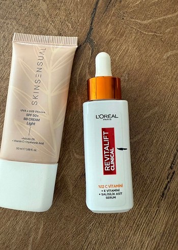L'Oréal Revitalift C Vitamini Serum ve Açık Ton BB Krem