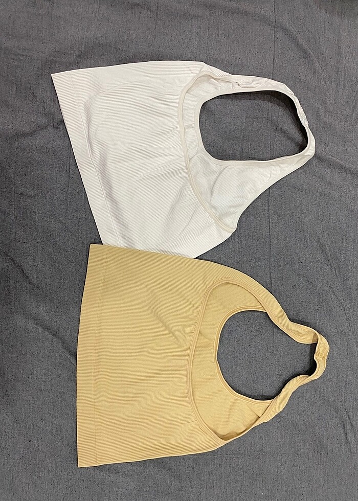 İkili boyundan giymeli crop - Görsel 2