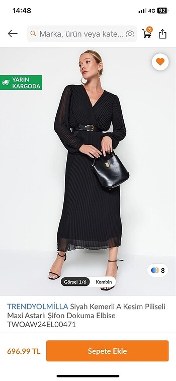 Milla elbise - Görsel 6