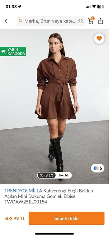 Milla elbise - Görsel 6