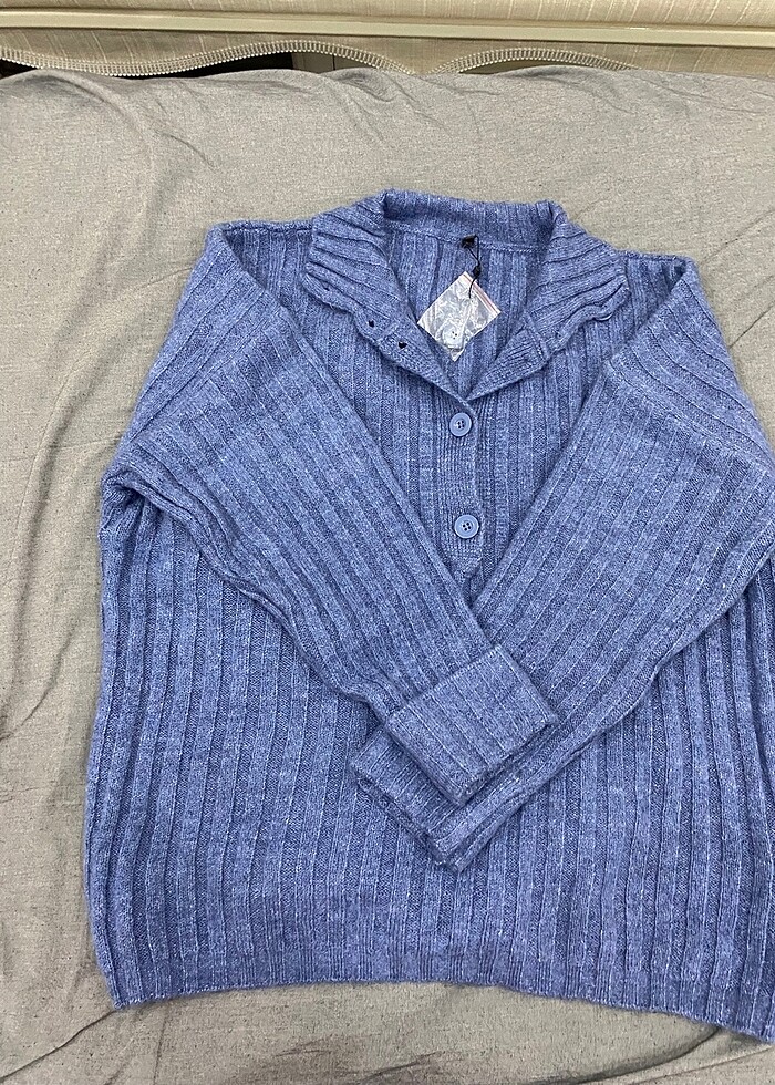 Mavi triko kazak - Görsel 3