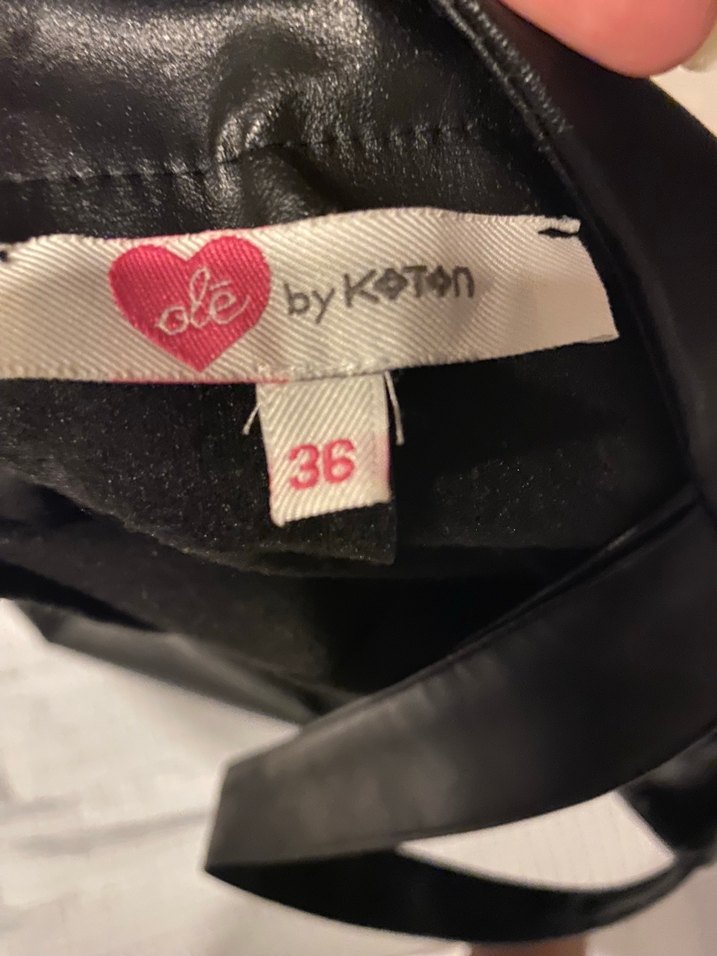 Koton deri elbise - Görsel 4