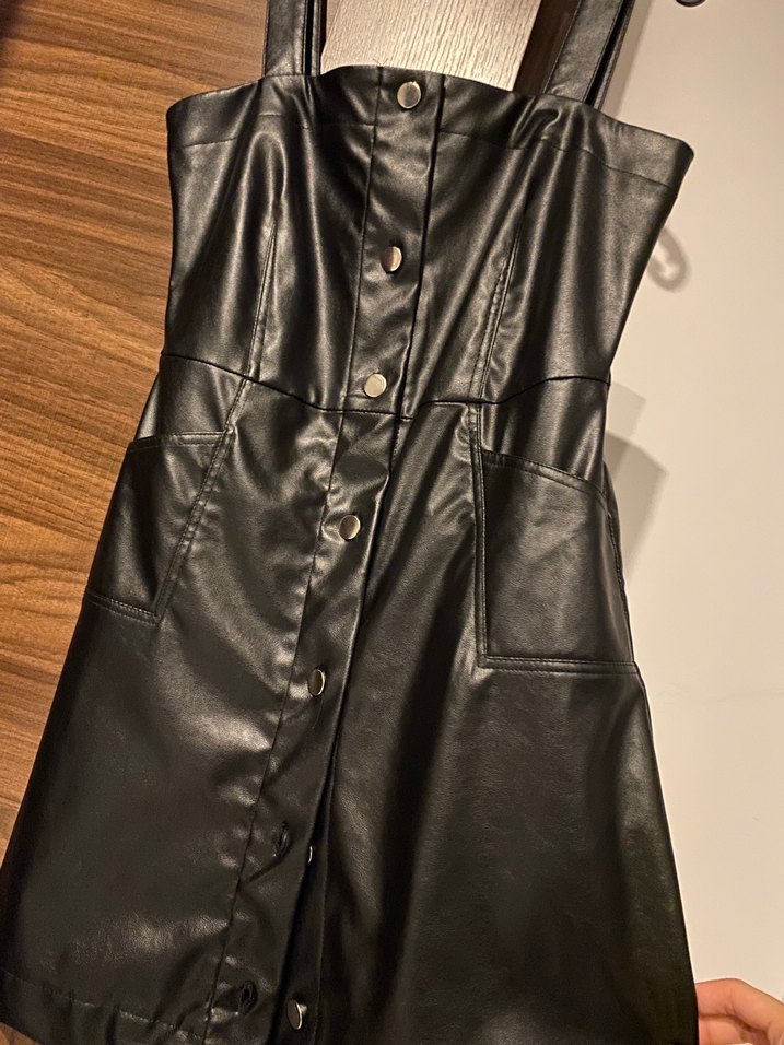 Koton deri elbise - Görsel 2