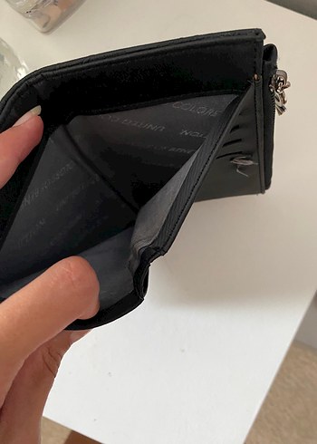 Benetton Siyah Baskılı Deri Cüzdan - Görsel 5