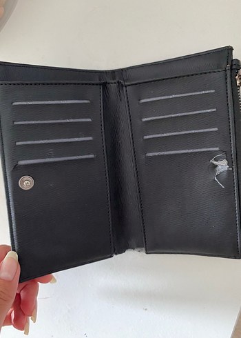 Benetton Siyah Baskılı Deri Cüzdan - Görsel 4