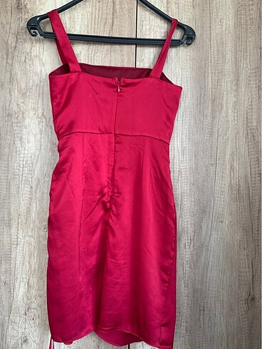Trendyol & Milla Bordo elbise