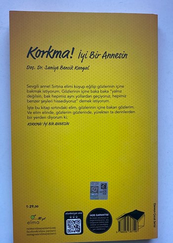 Korkma! İyi Bir Annesin - Doç. Dr. Saniye Bencik Kangal - Görsel 3