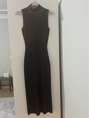 Zara Uzun dar elbise #distressed