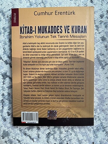  Kitab-ı Mukaddes ve Kuran İbrahim Yolunun Tek Tanrılı Mesajları