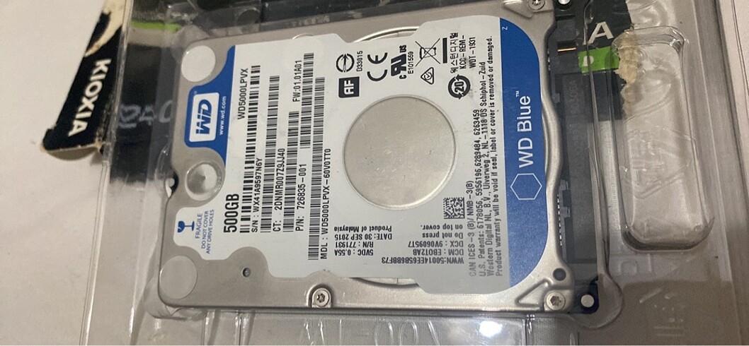 Beden Wd 500 GB hard disk