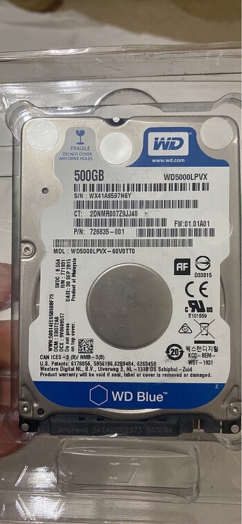 Diğer Wd 500 GB hard disk