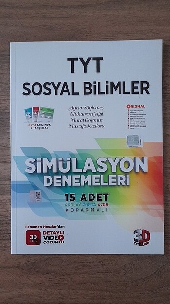 3D Yayınları TYT Sosyal Bilimler denemesi