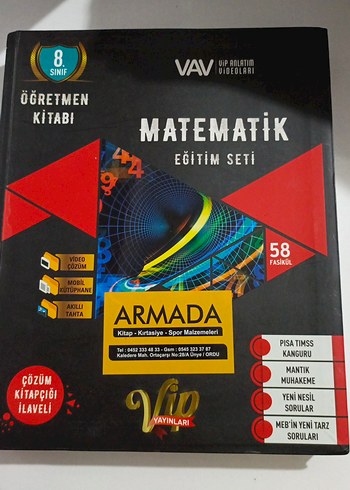 8. Sınıf Matematik Öğretmen Kitabı Eğitim Seti