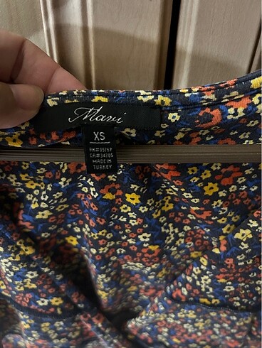 Mavi jeans elbise - Görsel 3