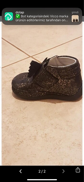 Vicco işk adım simli lacivert - Görsel 2